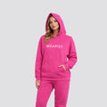 Elovery Women’s Pink Hoodie & Jogger Set – Premium Cotton Fleece Loungewear
