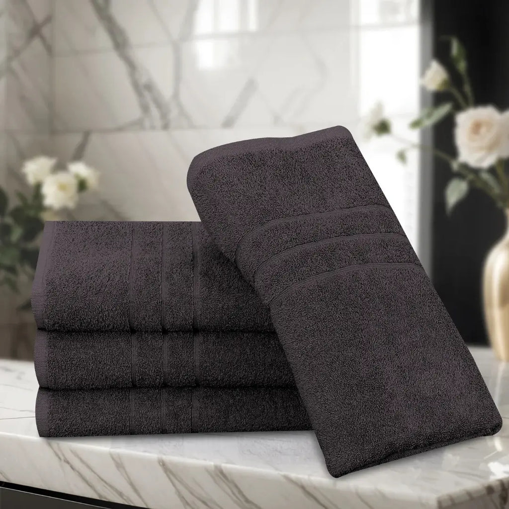 Charcoal Bath Towel – 1 Piece | Soft, Absorbent & Quick-Dry Cotton Towel