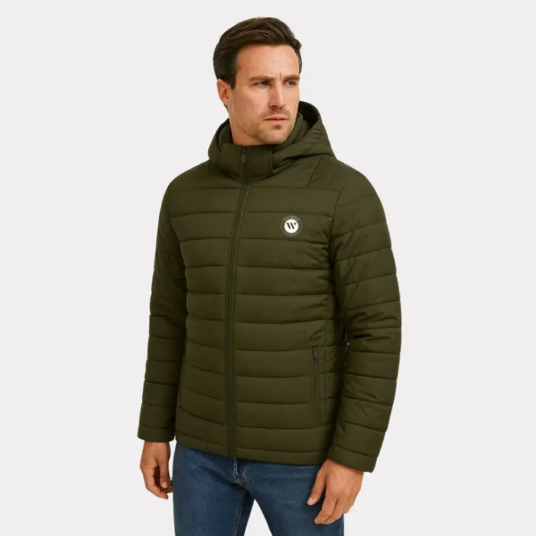 Premium Detachable Hood Puffer Jacket – Warm Quilted Winter Outerwear
