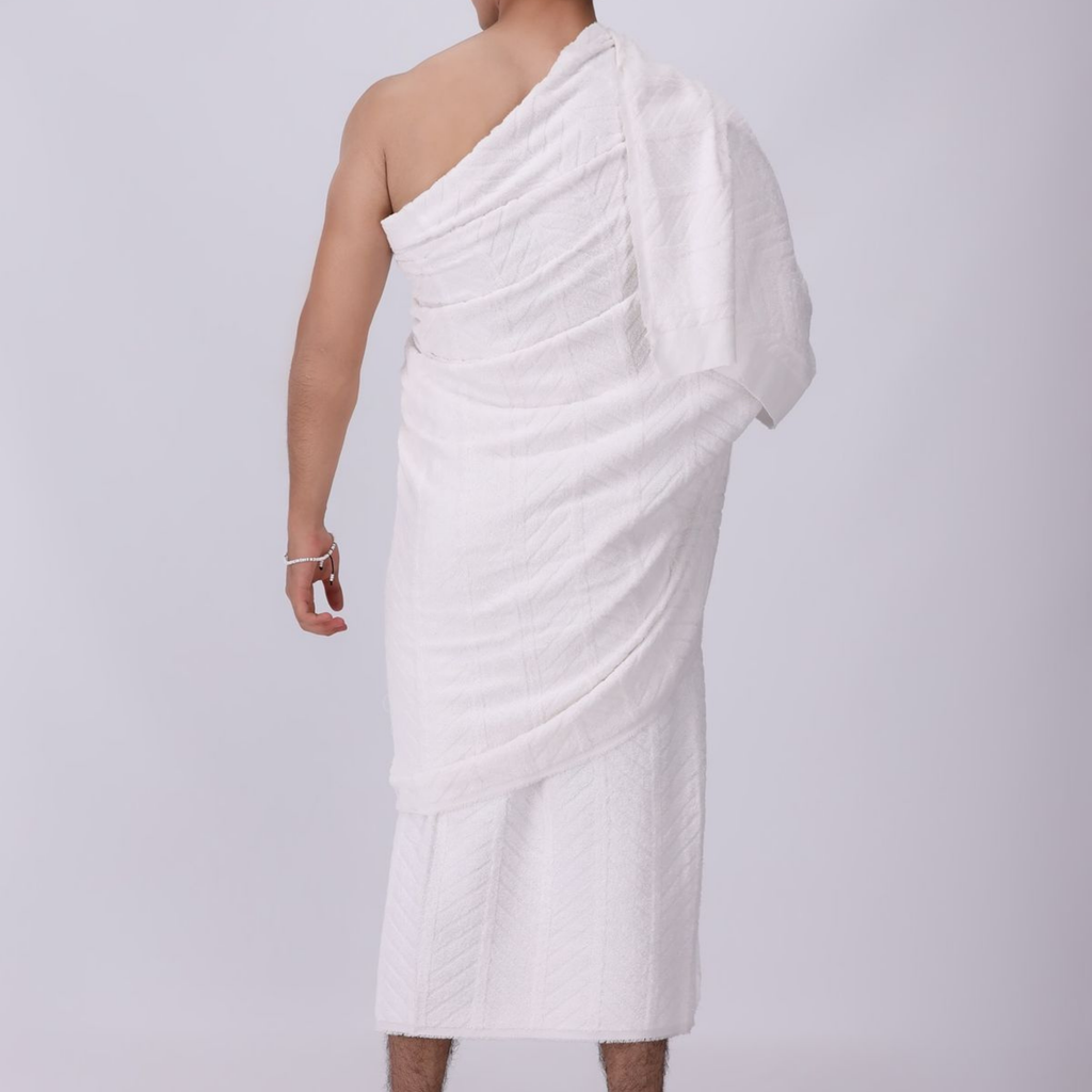 Ihram Towel for Men – Absorbent Non-Stitched Ihram for Hajj and Umrah