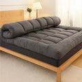 Premium Charcoal Mattress Topper – Soft Cloud Fiber & Breathable Microfiber